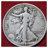1921 Walking Liberty Silver Eagle