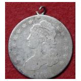 1834 Bust half Dollar with loop