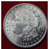 1921 D Morgan Silver Dollar