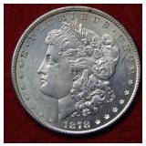 1878 REV of 1879 Morgan Silver Dollar