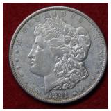 1891 CC Morgan Silver Dollar Coin