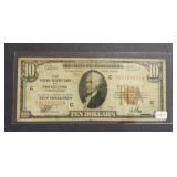 1929 $10 Fed Res Note of Philadelphia