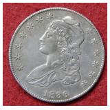 1836 Bust Silver Half Dollar