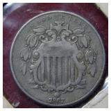 1867 Shield Nickel
