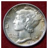 1940 Mercury Dime - Full Split Bands