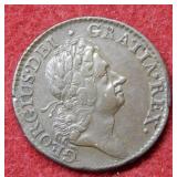 1723 Hibernia Half Penny