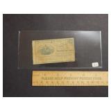 1862 Fractional Note - 25 Cent Jamestown NY