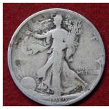 1919 Walking Liberty Silver Half Dollar