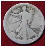 1916 S Walking Liberty Silver Half