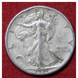 1935 S Walking Liberty Silver Half Dollar
