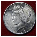 1923 S Peace Silver Dollar