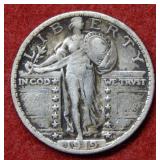 1919 S Standing Liberty Silver Quarter