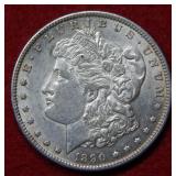 1890 CC Morgan Silver Dollar