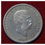 1883 Hawaii Silver Quarter
