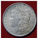 1901 Morgan Silver Dollar Coin