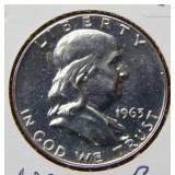 1963 Franklin Silver Half - Proof