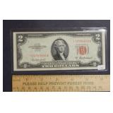 1953 A $2 Star Red Seal US Note