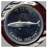 1967 Canada Silver Dime