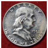 1952 Franklin Silver Half