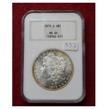 1879 S Morgan Silver Dollar NGC MS64