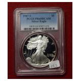 1987 S Silver Eagle PCGS PR69 DCAM