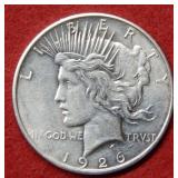 1926 D Peace Silver Dollar
