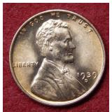1939 D Lincoln Wheat Cent