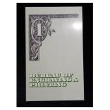 1988 A Partial Uncut Sheet of $1 Fed Res Notes