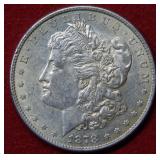 1878 Morgan Silver Dollar - 8 Tail Feathers