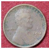 1914 D Lincoln Head Cent - grainy