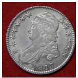 1817 Bust Silver Half - early date