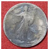 1917 S OBV Walking Liberty Silver Half