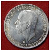 1435/1935 Sweden 5 Kronor Ann Coin