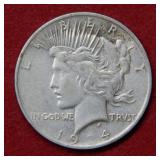 1924 Peace Silver Dollar - Planchet error