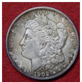 1902 Morgan Silver Dollar Coin