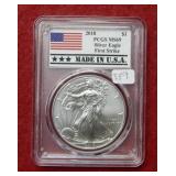 2018 Silver Eagle 1oz PCGS MS69 - First Strike