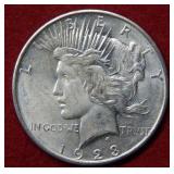 1923 D Peace Silver Dollar