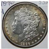 1896 Morgan Silver Dollar Coin