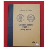 (22) Lincoln Wheat Cents with free book