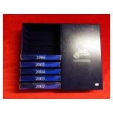 (5) 2002-2006 US Proof Coins with free Box