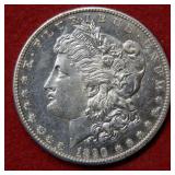 1890 S Morgan Silver Dollar Coin