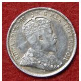 1910 Canada Silver Half Dime
