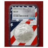 2006 Silver Eagle 1oz NGC MS69