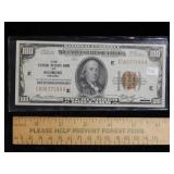 1929 $100 Richmond National Currency Note - crisp