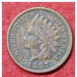 1887 Indian Head Cent