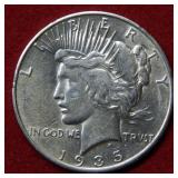 1935 S Peace Silver Dollar