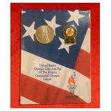 BOA Olympic Coin and Pin Comm Set
