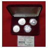 (4) .999 troy ounce Halley