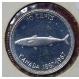 1967 Canada Proof Silver Dime