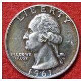 1961 Washington Silver Quarter
